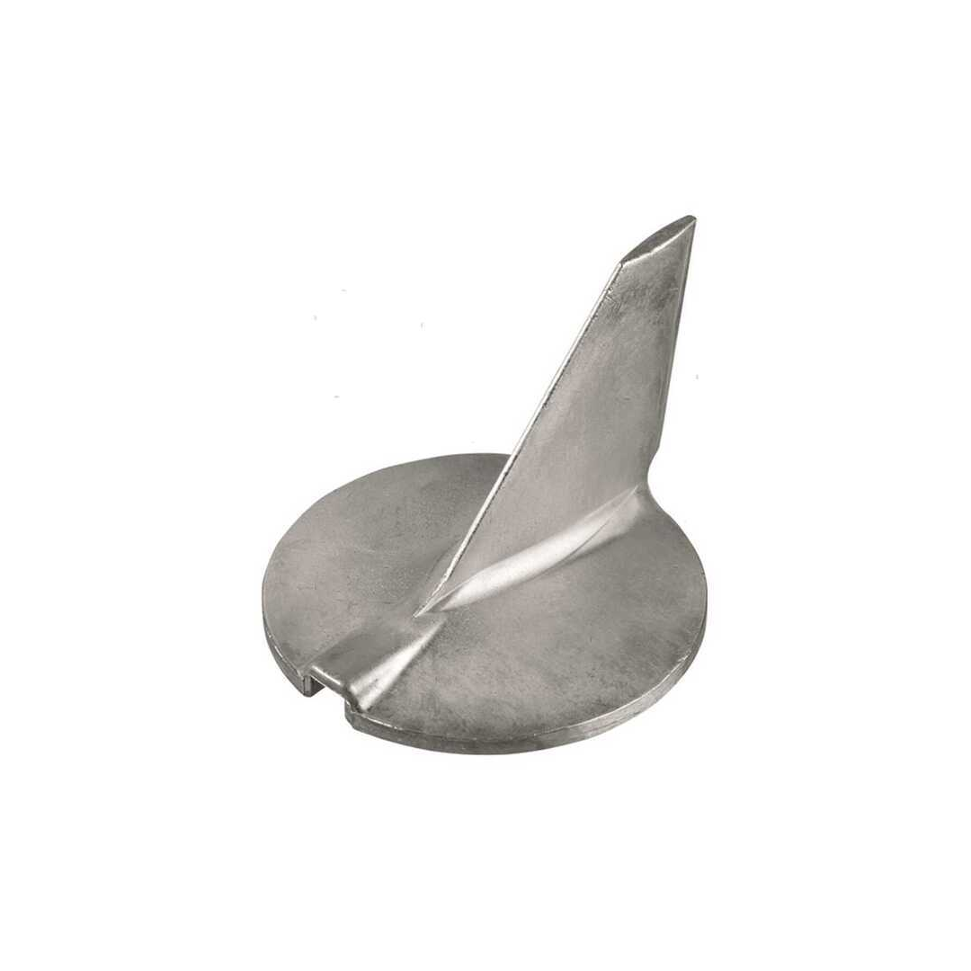 Anodo pinna di compensazione (Trim Tab) in alluminio per motori fuoribordo Yamaha V6 150-300 cavalli.