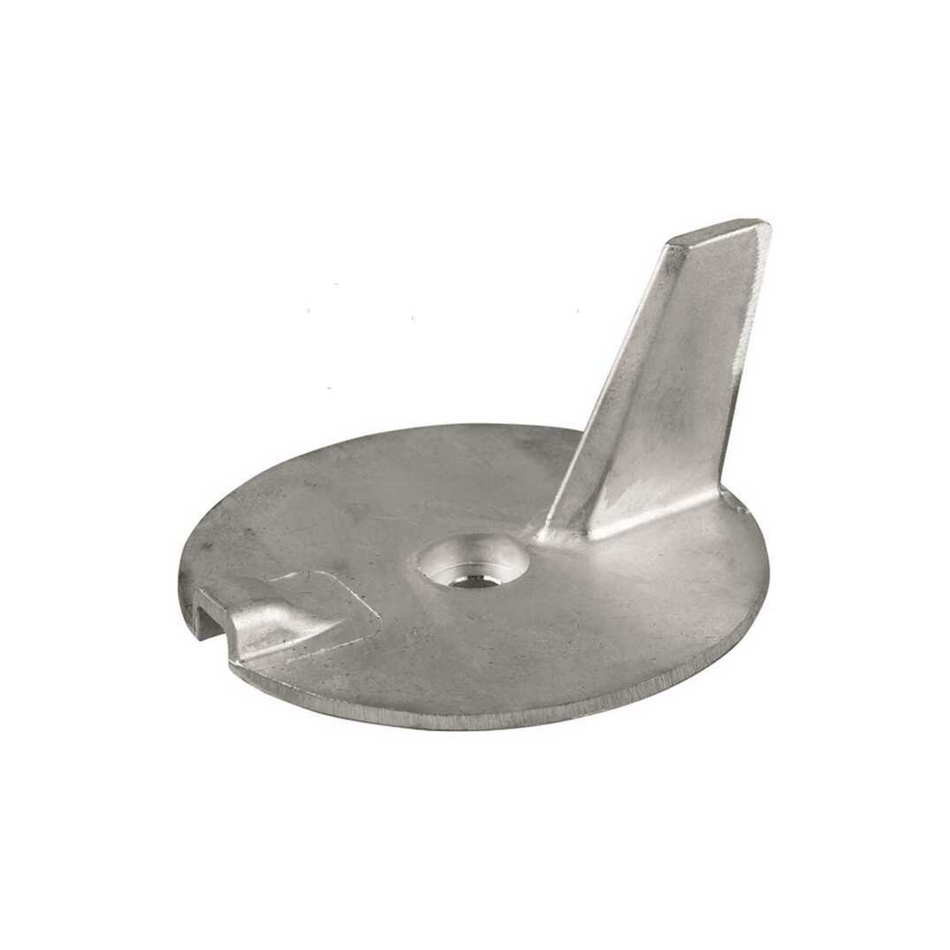 Anodo sacrificale a pinna (trim tab) in alluminio per motori fuoribordo Yamaha F25-F60, riferimento 67C-45371-00.