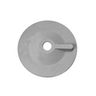 Anodo sacrificale a disco in alluminio per piede motori fuoribordo Suzuki 4 tempi e Johnson Evinrude 9.9-15 cavalli.