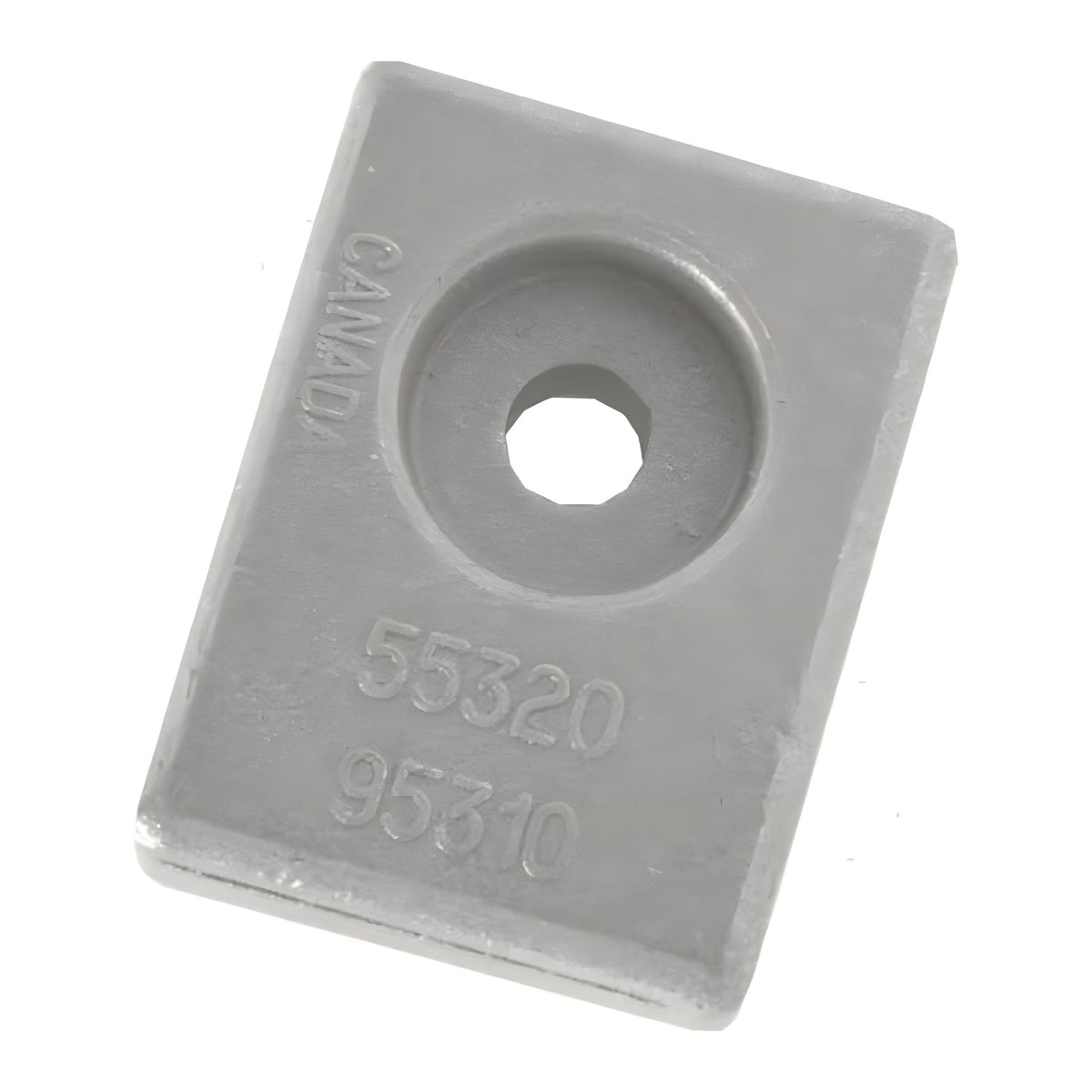 Anodo a piastrina in alluminio Martyr per motori fuoribordo Suzuki DT e DF sostituisce 55320-95310.