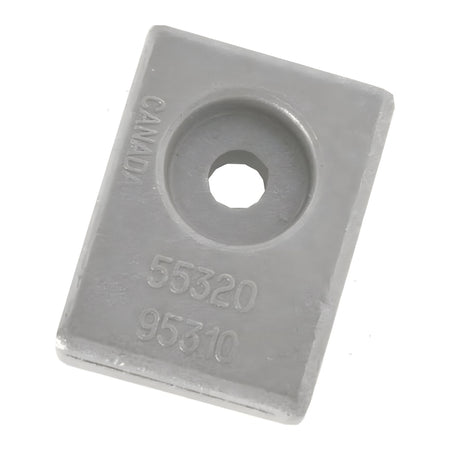 Anodo a piastrina in alluminio Martyr per motori fuoribordo Suzuki DT e DF sostituisce 55320-95310.