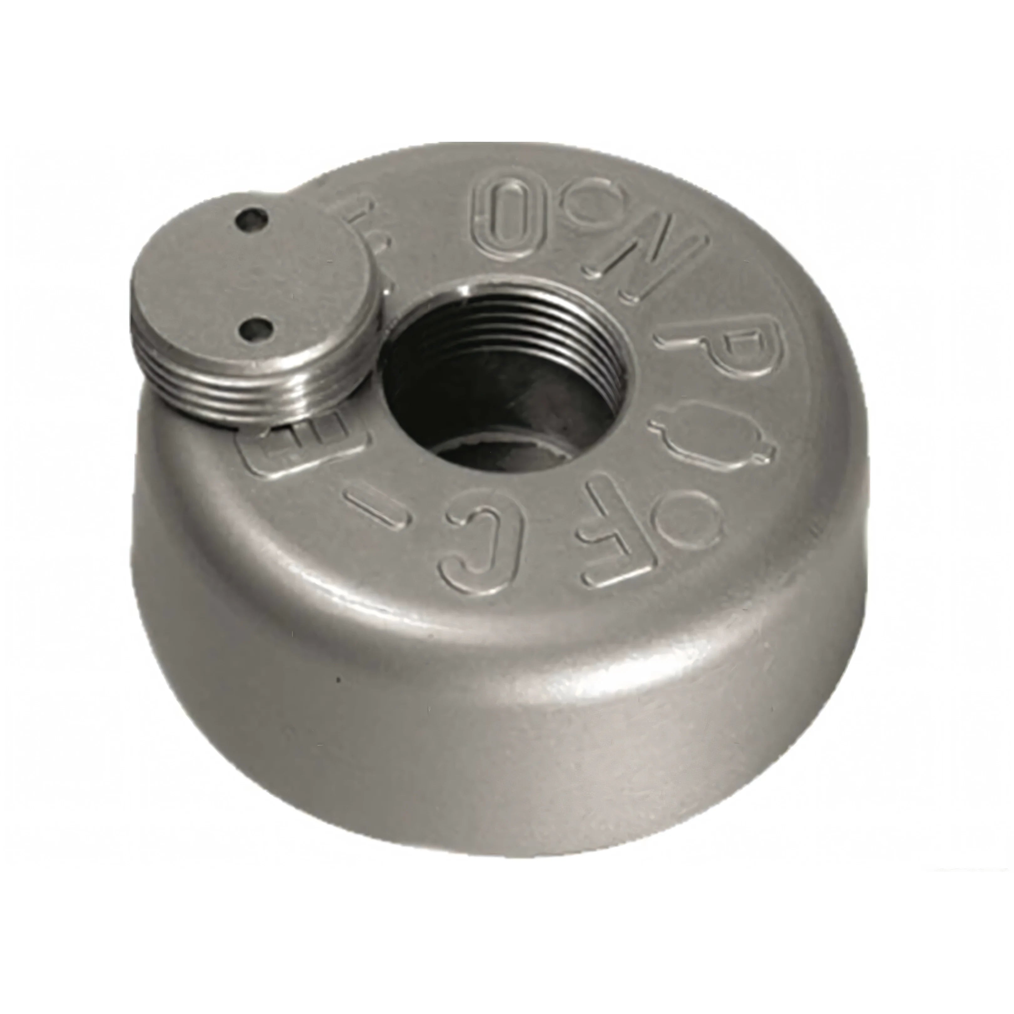 Anodo di Poppa a Flangia Tonda Alta Ø 120 mm in Zinco – Anodo di ricambio (kit standard)