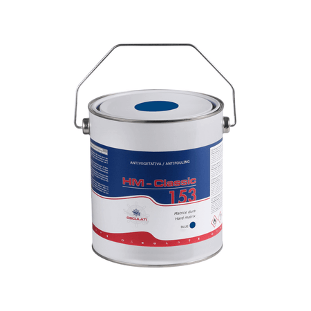Barattolo di antivegetativa HM Classic 153 a matrice dura copper free per barche veloci.