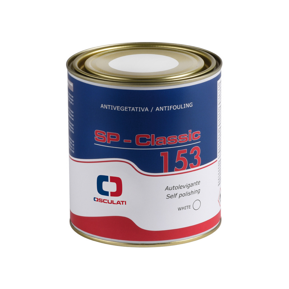 Barattolo di antivegetativa autolevigante SP Classic 153 universale per barche a vela e motore.