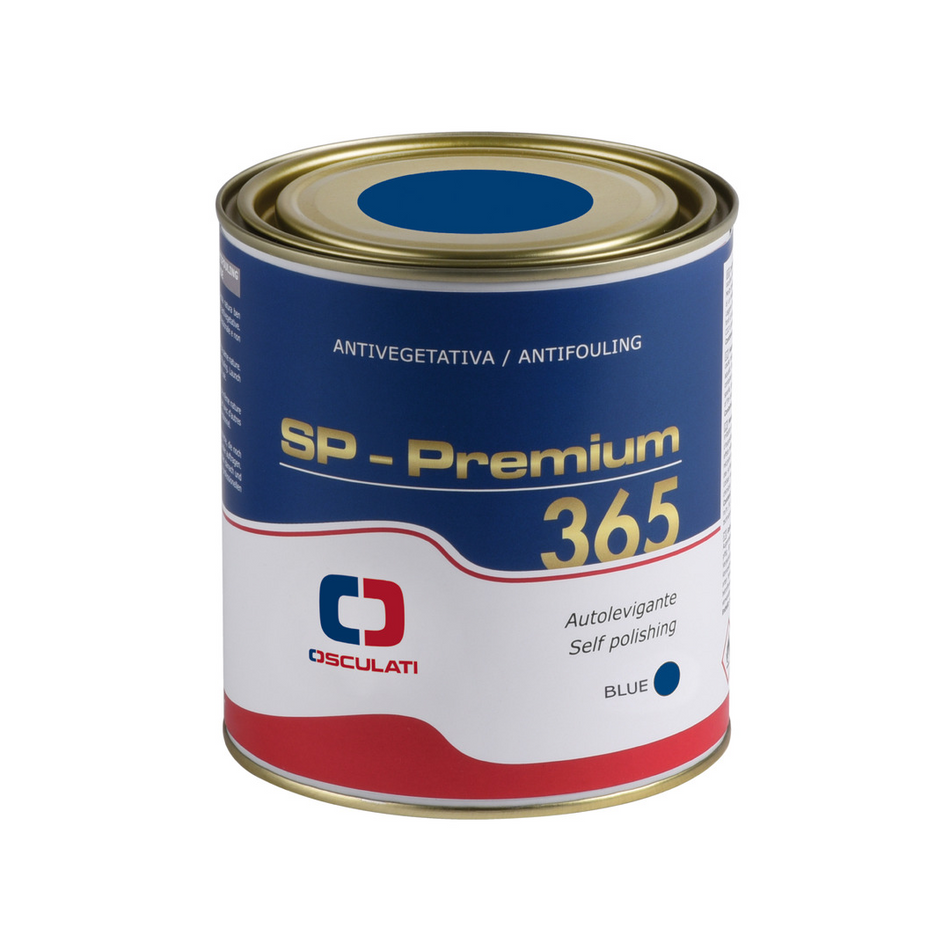 Barattolo di antivegetativa autolevigante SP Premium 365 per protezione annuale scafi VTR e alluminio.