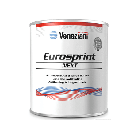 Barattolo di antivegetativa a matrice dura Veneziani Eurosprint NEXT per barche veloci.
