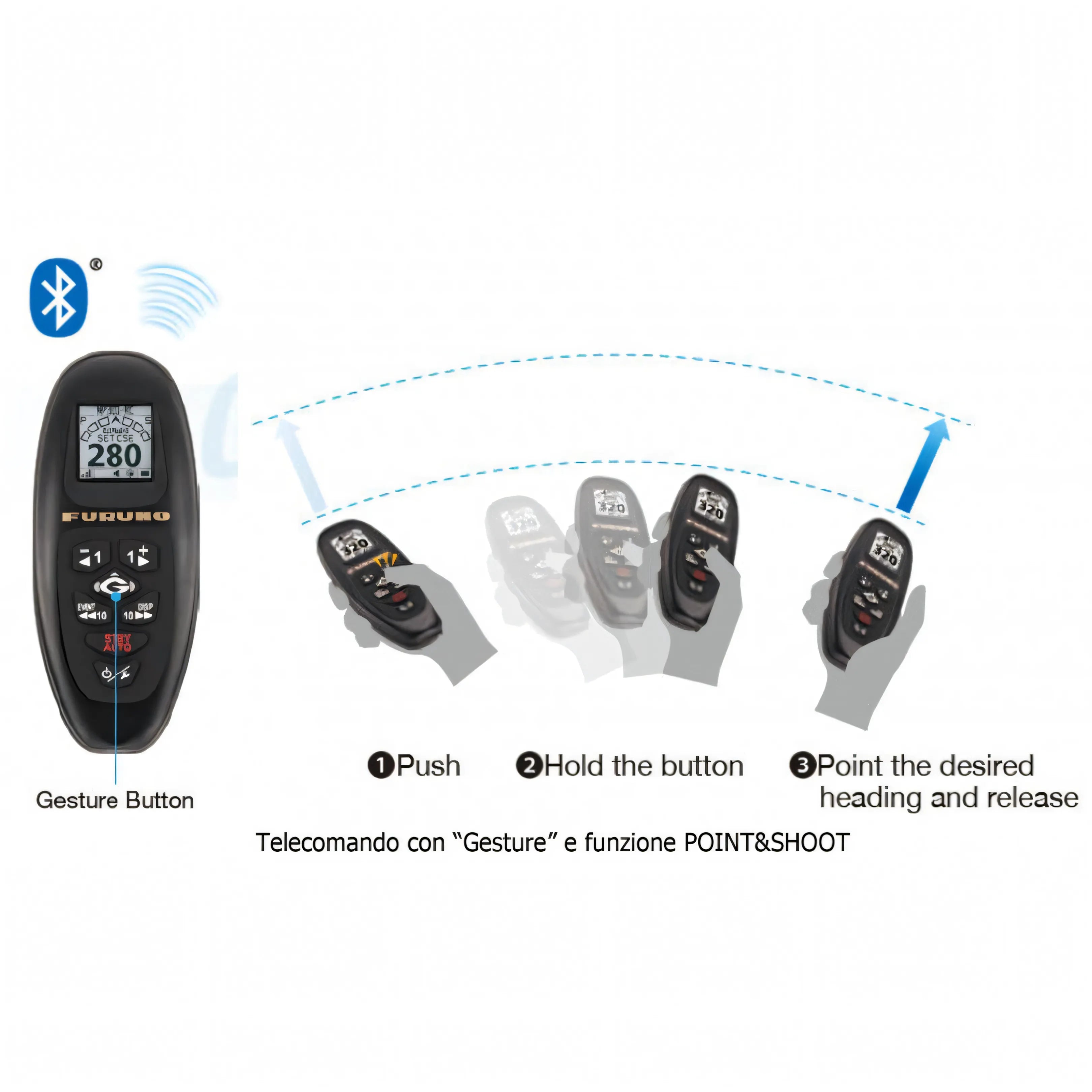 Telecomando Bluetooth Furuno GC-001 Gesture Control per NavPilot 300