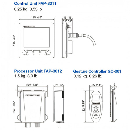 Autopilota Furuno NavPilot 300 per fuoribordo senza controller GC-001