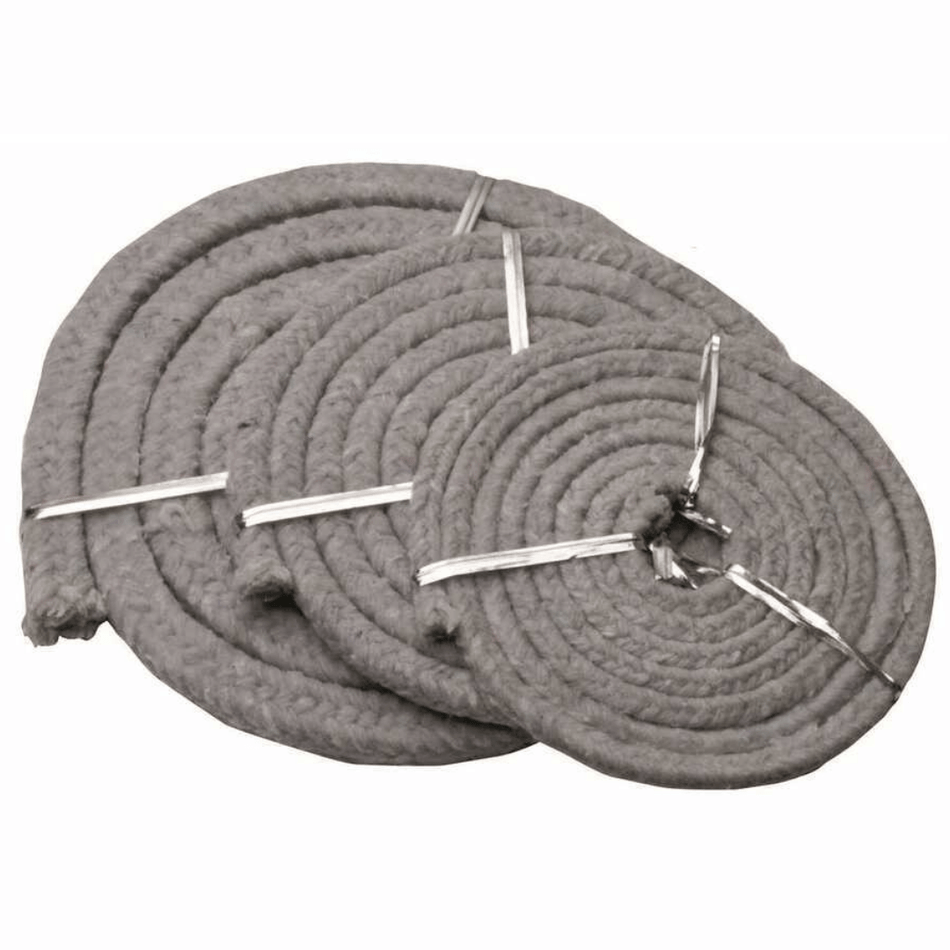 Rotolo di baderna premistoppa (trinella) quadrata per tenuta asse elica, disponibile in varie sezioni.