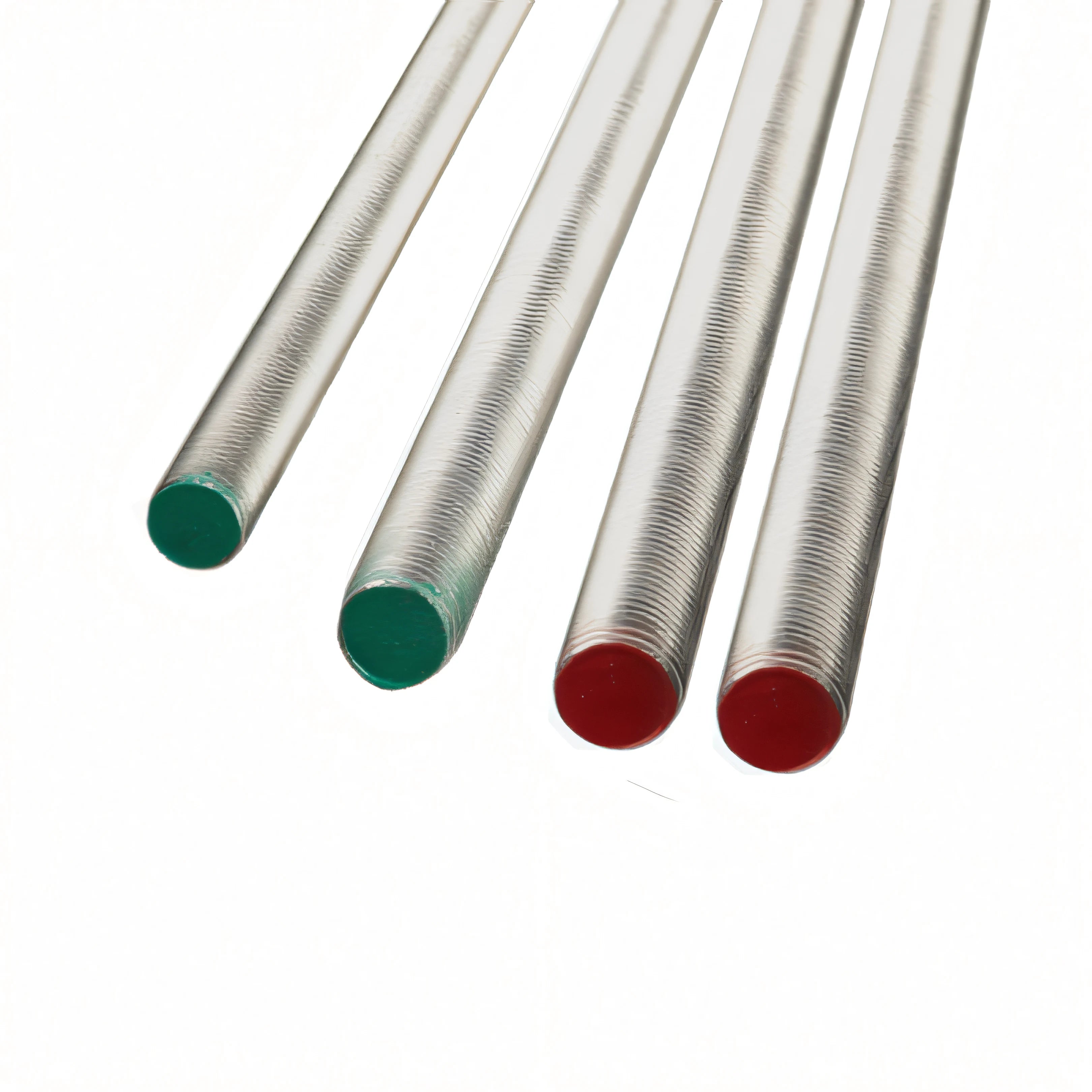 Barra filettata Spinelli in acciaio inox A4 AISI 316 DIN 976, filettatura metrica, estremità marcate a colore