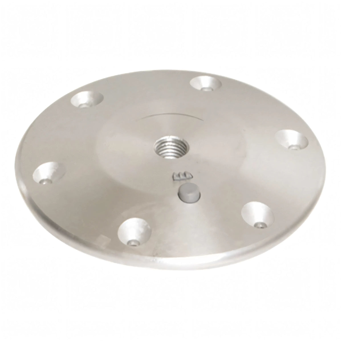 Base II in alluminio anodizzato satinato per supporto tavolo Twist Lock a filo pavimento Trem