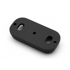 Basette spessori in Delrin nero piana e inclinata per installazione strozzascotte.