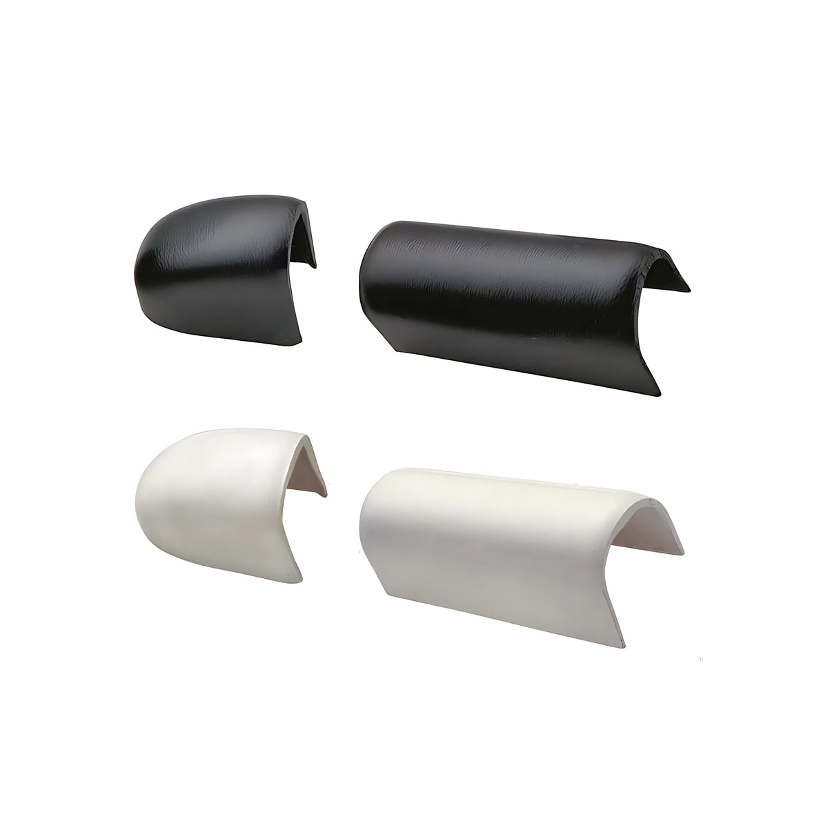 Bottazzo profilo parabordo T1 in PVC nero altezza 36mm per imbarcazioni.