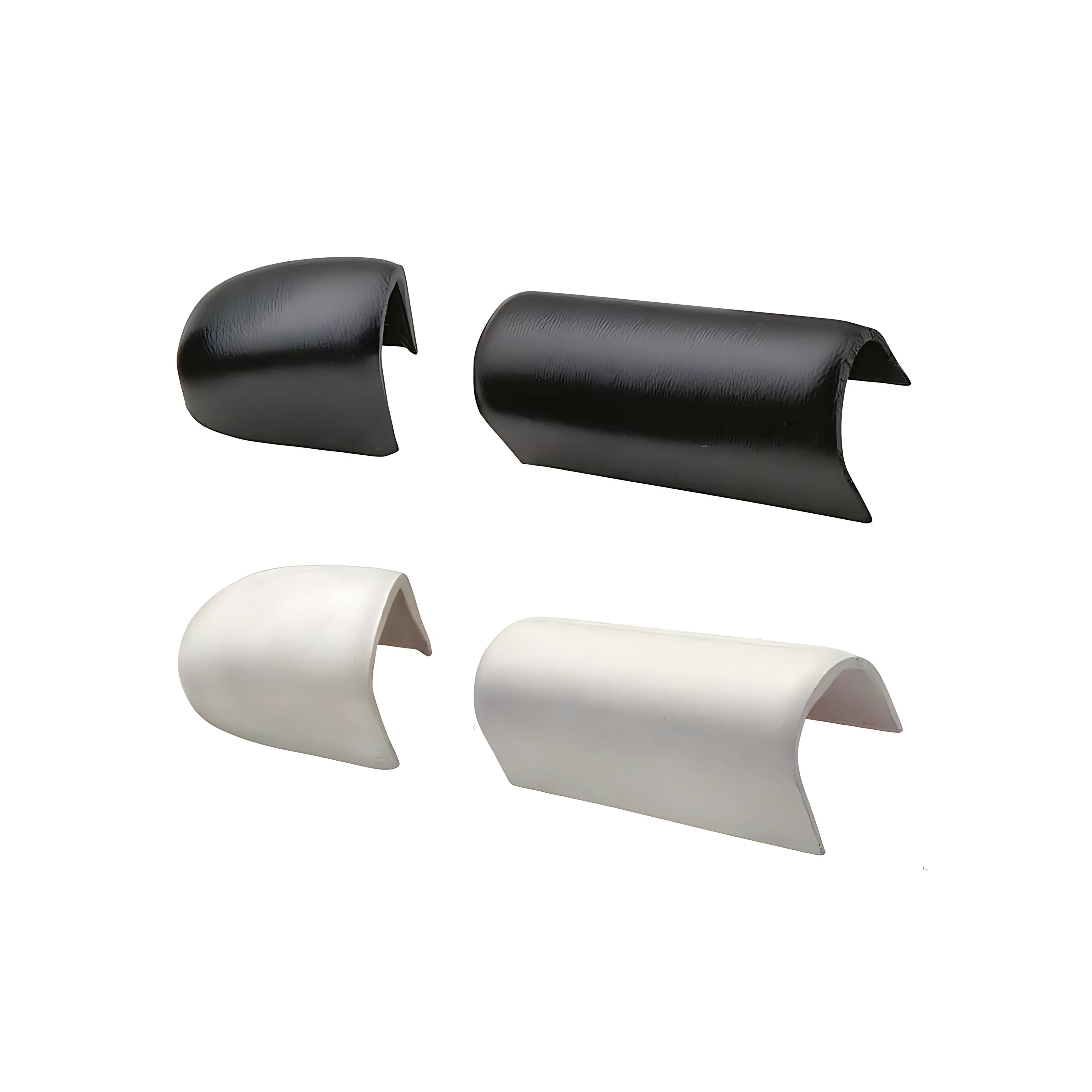 Bottazzo profilo parabordo T1 in PVC nero altezza 36mm per imbarcazioni.