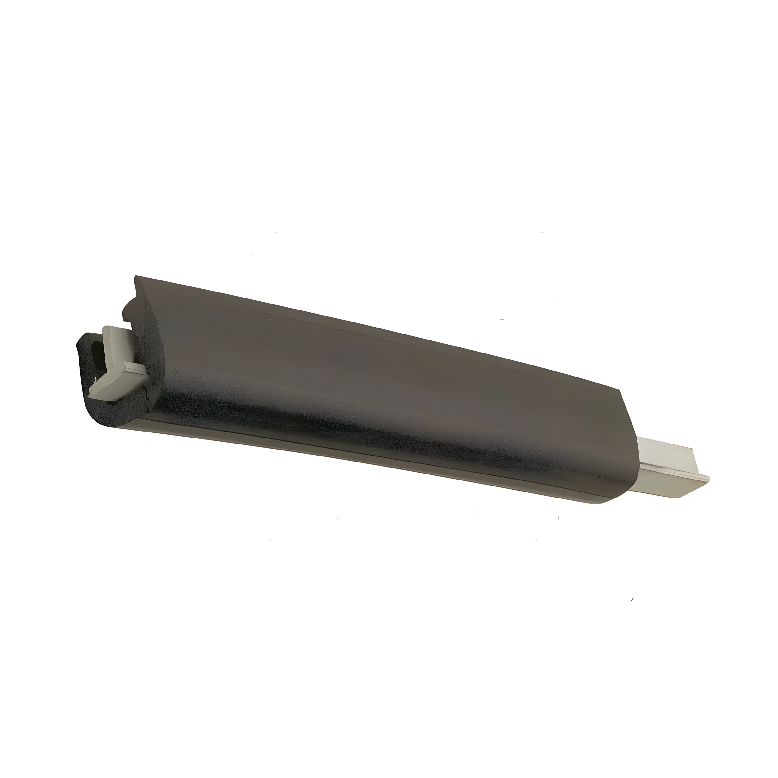 Bottazzo profilo parabordo T1 in PVC nero altezza 36mm per imbarcazioni.