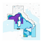 Cartografia Garmin Navionics Vision+ e Navionics+ NSEU012R per Mediterraneo Centrale e Occidentale, da Spagna a Crotone (Italia). Include Corsica, Sardegna, Sicilia, Malta e Laghi Settentrionali.