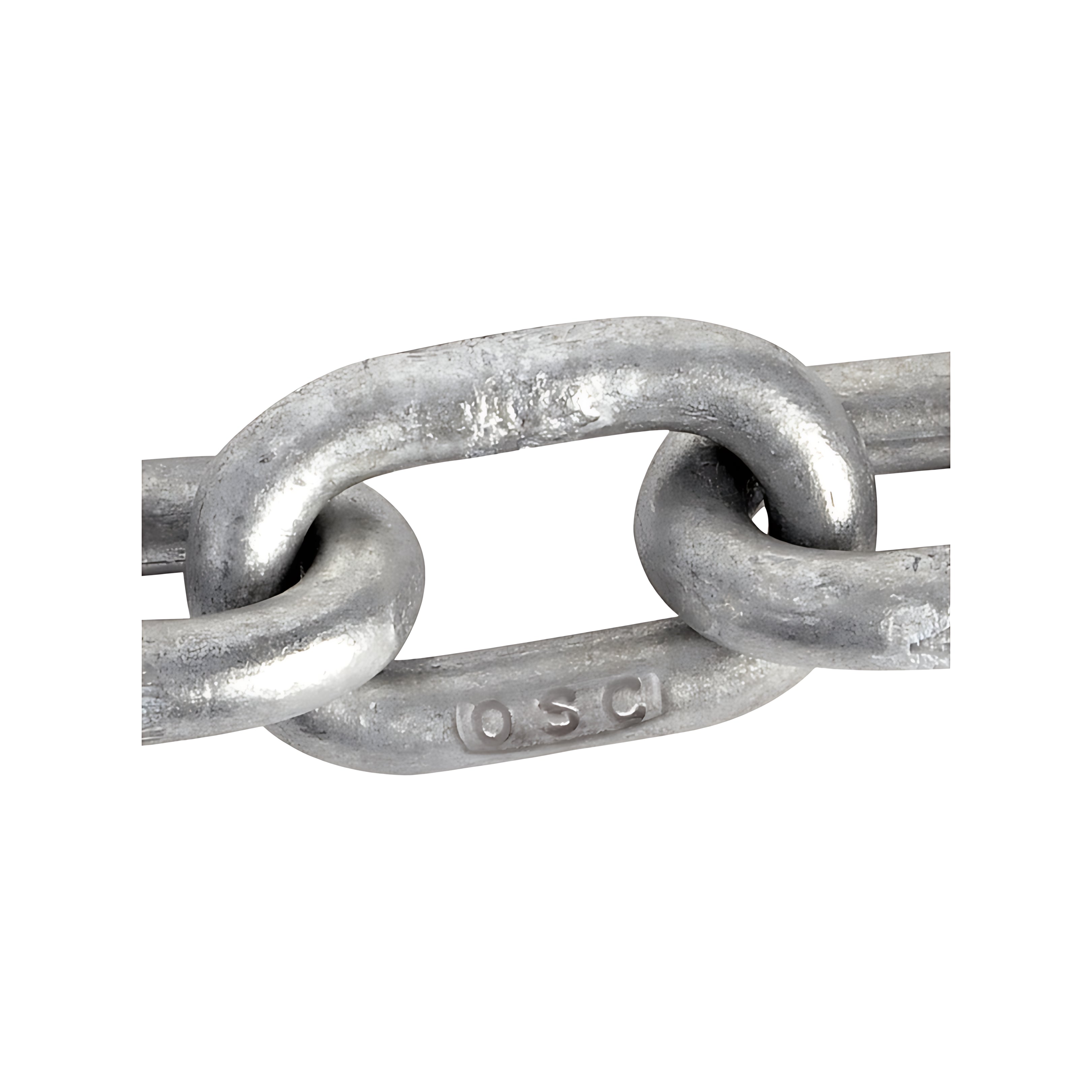 Catena calibrata zincata a fuoco 12 mm per salpa ancora e verricelli windlass disponibile in 25, 50, 75, 100 e 150 metri norma ISO
