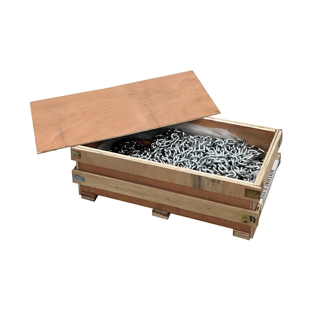Catena calibrata zincata a fuoco 6 mm per salpa ancora e verricelli windlass disponibile in 25, 50, 75 e 100 metri norma DIN766 ISO
