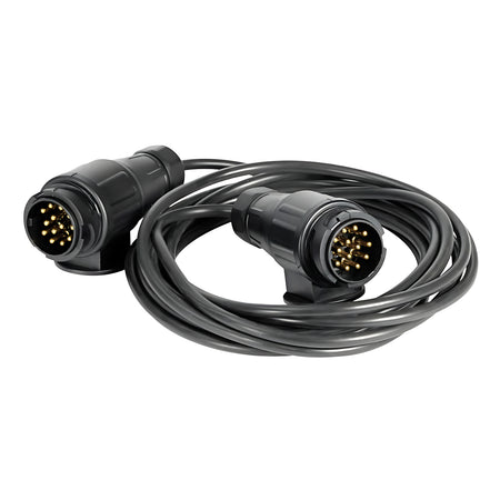 Cavo prolunga rimorchio 2 spine 13 poli 10 metri 12V con connessione europea impermeabile per carrelli portabarche