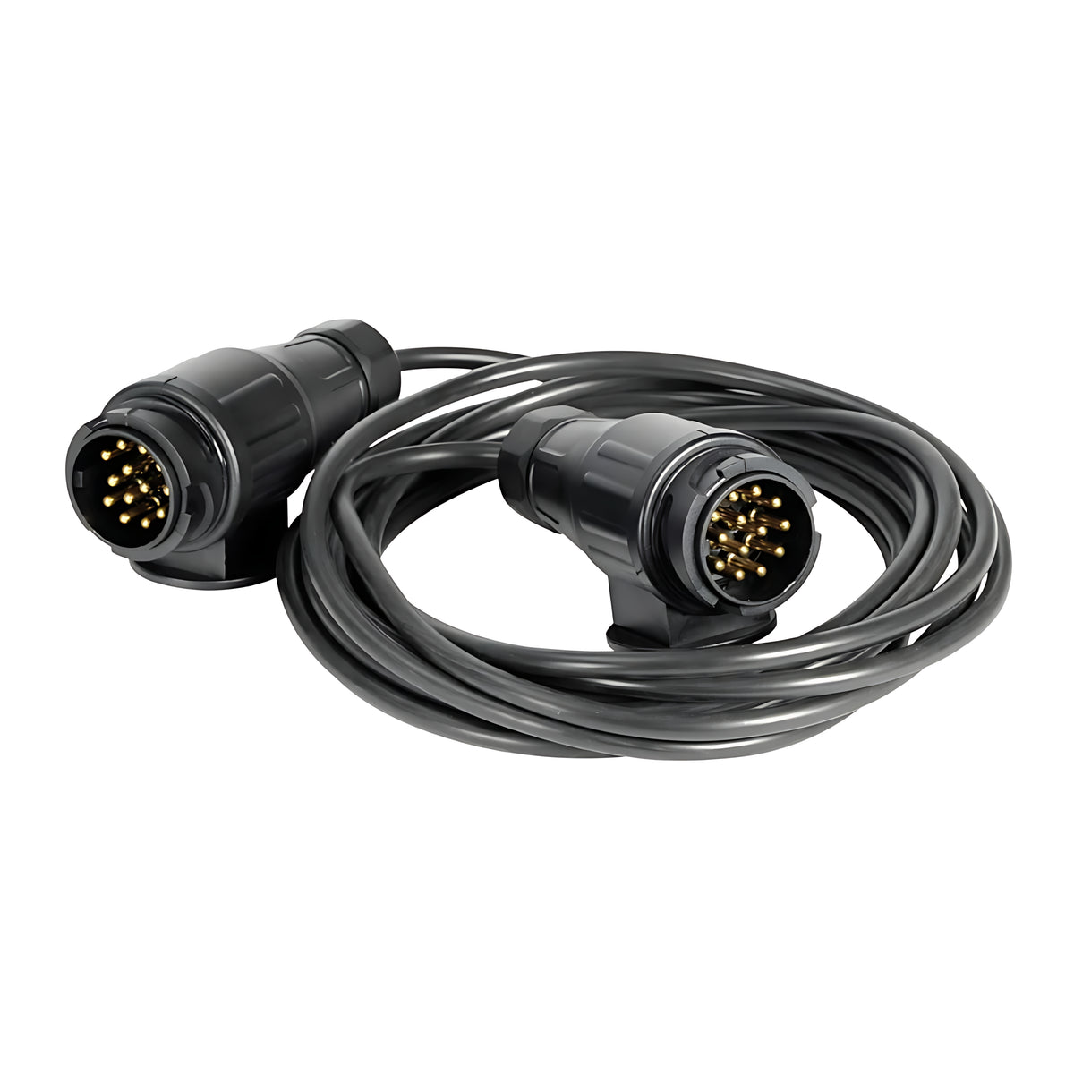 Cavo prolunga rimorchio 2 spine 13 poli 7 metri 12V con connessione europea impermeabile per carrelli portabarche
