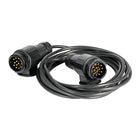 Cavo prolunga rimorchio 2 spine 13 poli 7 metri 12V con connessione europea impermeabile per carrelli portabarche