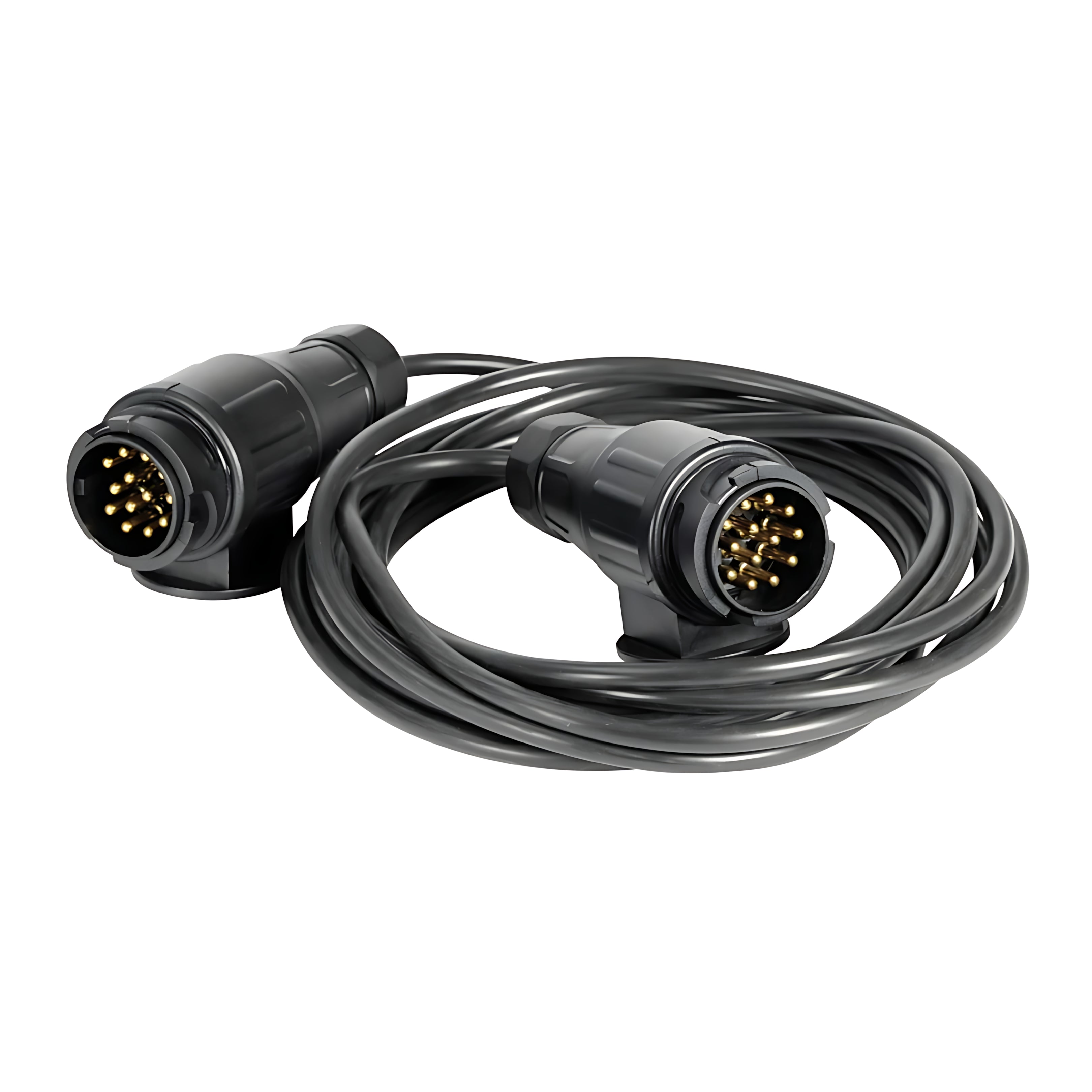 Cavo prolunga rimorchio 2 spine 13 poli 7 metri 12V con connessione europea impermeabile per carrelli portabarche