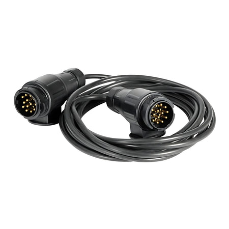 Cavo prolunga rimorchio 2 spine 13 poli 7 metri 12V con connessione europea impermeabile per carrelli portabarche
