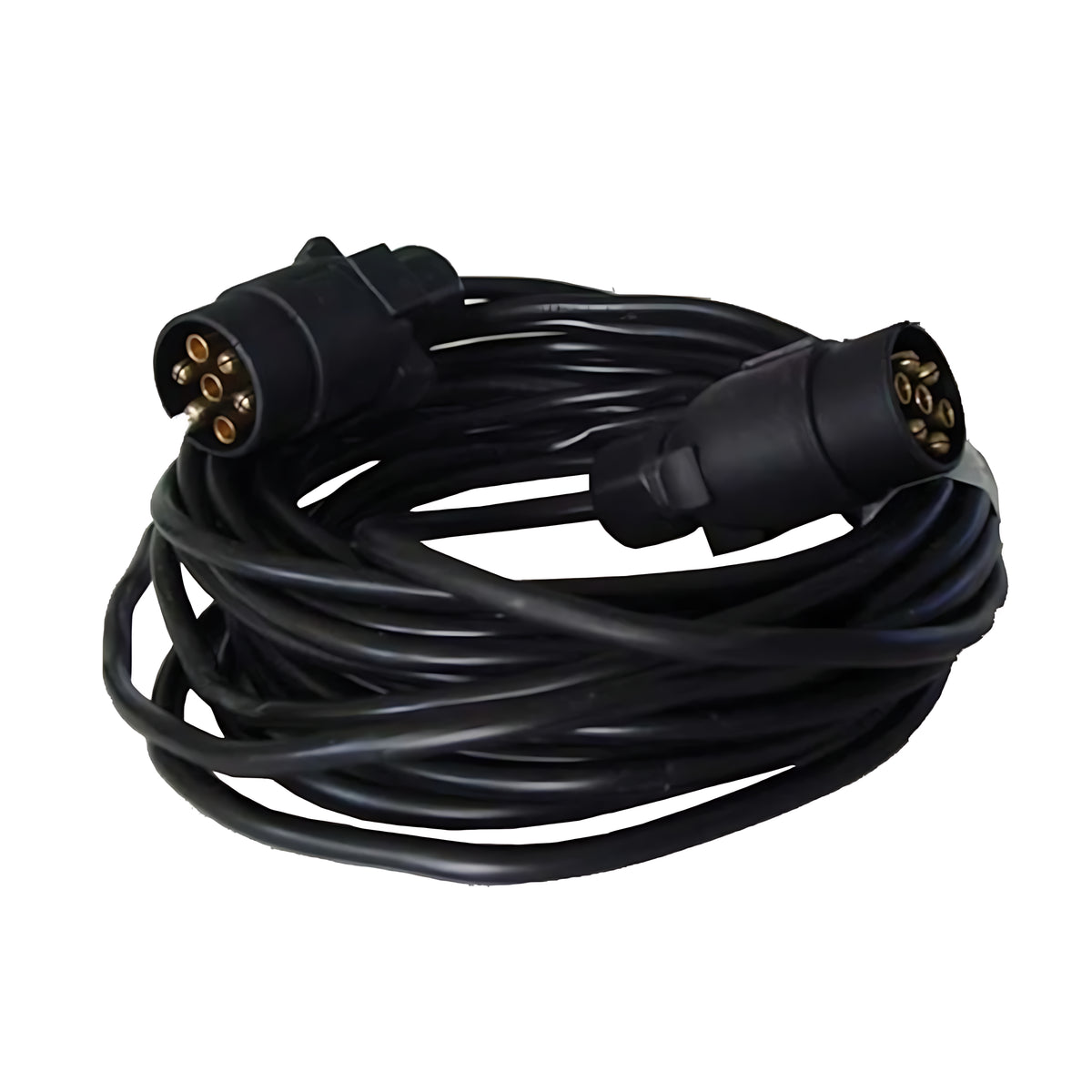 Cavo prolunga rimorchio 2 spine 7 poli 8 metri 12V con connessione europea impermeabile per carrelli portabarche