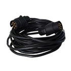 Cavo prolunga rimorchio 2 spine 7 poli 8 metri 12V con connessione europea impermeabile per carrelli portabarche