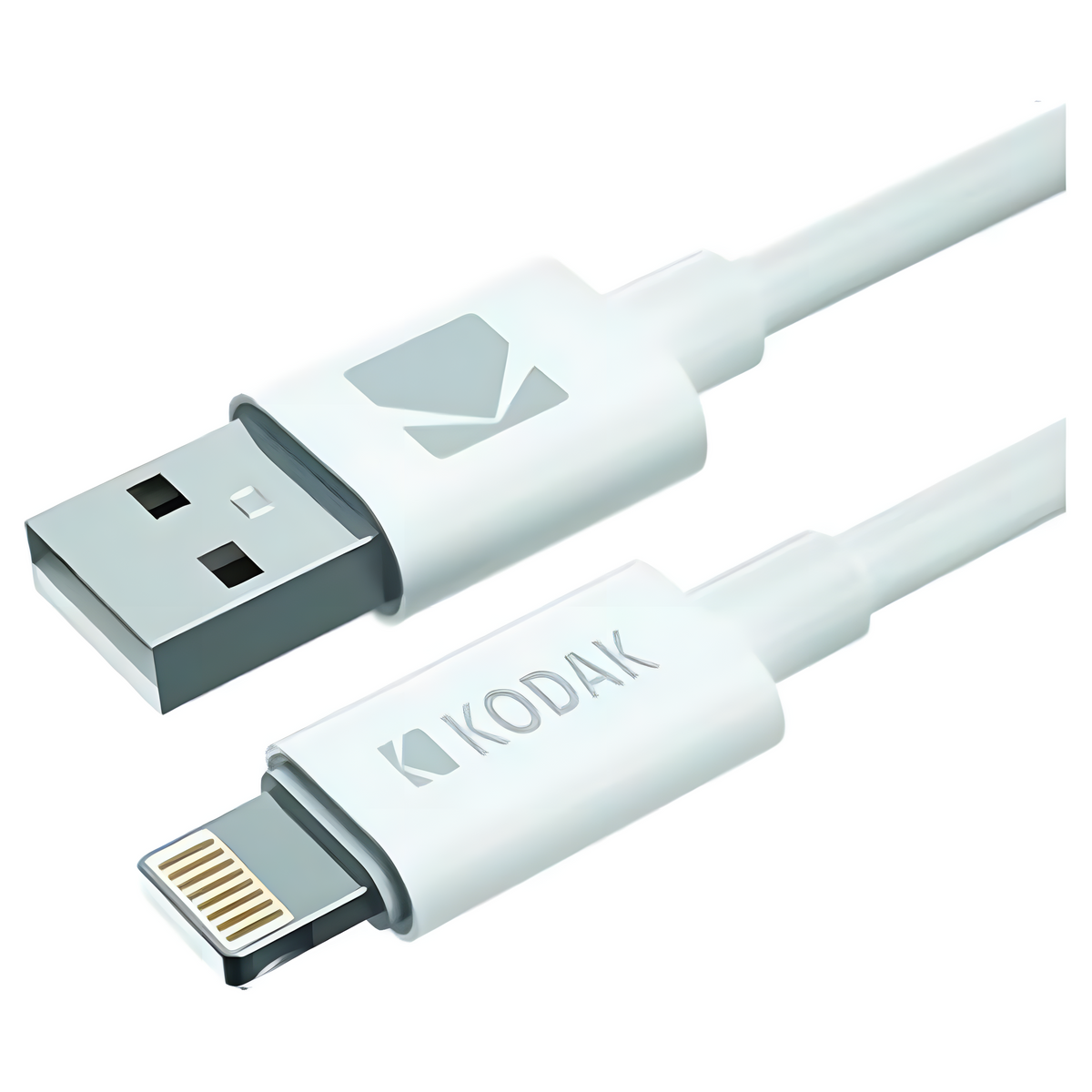 Cavo USB-A Lightning Kodak bianco 1 metro per ricarica e dati smartphone 10W | Onautica