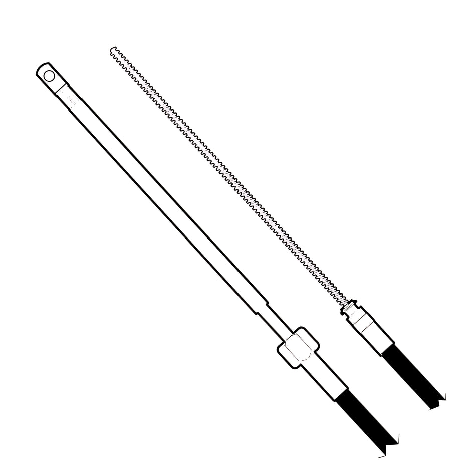 Cavo timoneria meccanica M66 Ultraflex per scatole guida T71 e T85.