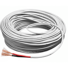 Rotolo cavo elettrico marino bipolare bianco con fili in rame rosso e nero visibili | Onautica