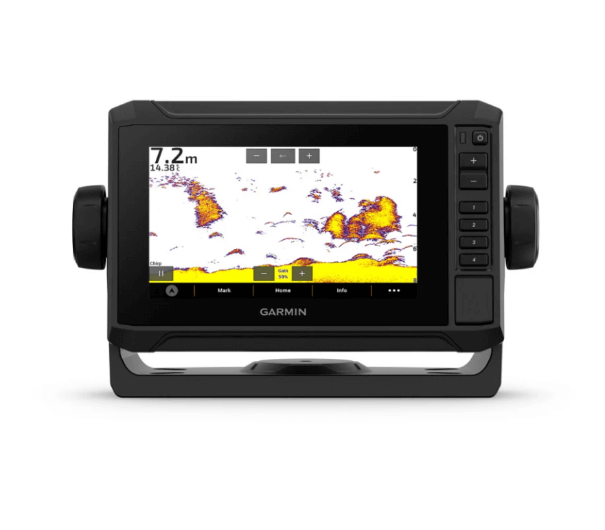 Chartplotter ECHOMAP UHD2 62sv da 6 pollici con touchscreen + tasti, ecoscandaglio UHD ClearVü e SideVü, GPS multibanda e compatibilità LiveScope™. 5