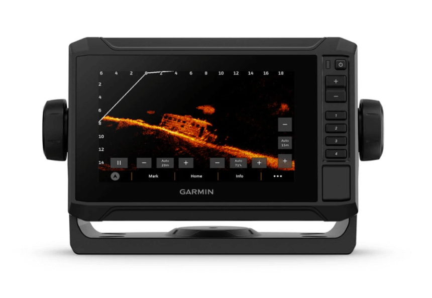 Chartplotter ECHOMAP UHD2 62sv da 6 pollici con touchscreen + tasti, ecoscandaglio UHD ClearVü e SideVü, GPS multibanda e compatibilità LiveScope™. 6