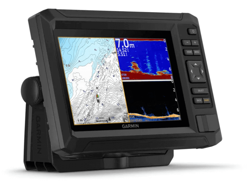 Chartplotter ECHOMAP UHD2 72cv da 7 pollici con interfaccia a tasti, ecoscandaglio CHIRP tradizionale e ClearVü. Disponibile con/senza trasduttore GT20-TM. 2