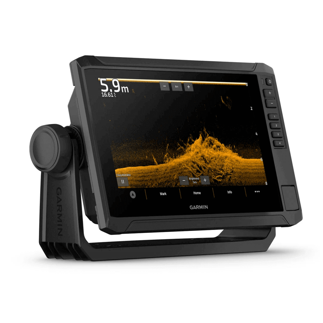 Chartplotter ECHOMAP UHD2 92sv da 9 pollici con touchscreen ad alta definizione, ecoscandaglio CHIRP, ClearVü, SideVü e compatibilità LiveScope™. 2