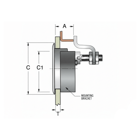 Chiusura a compressione Southco M1-20 in acciaio inox a filo per boccaporti e paglioli.