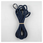 Cima d'ormeggio Excelsior in doppia treccia di poliestere blu navy impiombata con redancia in acciaio inox disponibile in 12, 14 e 16 mm