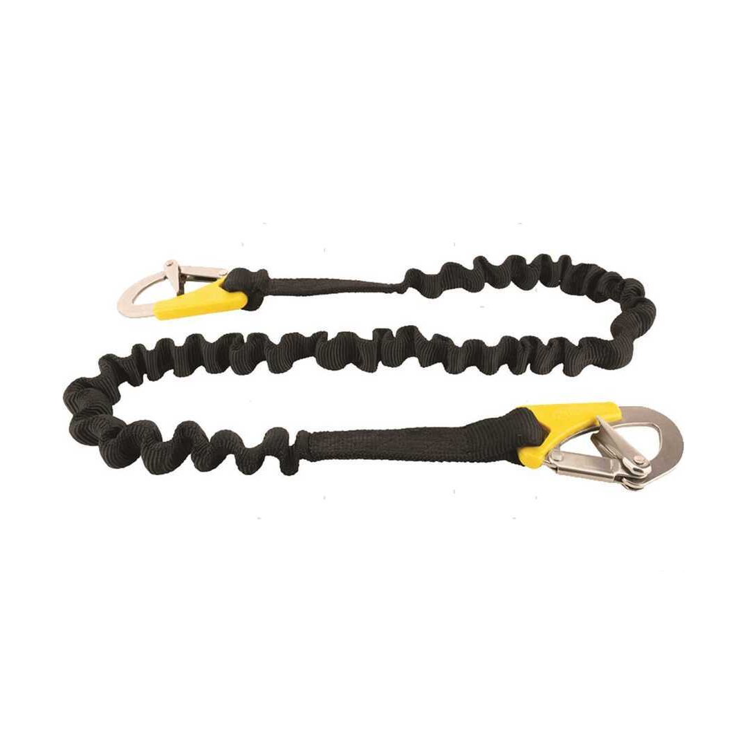 Cinghia di sicurezza ombelicale per barca certificata CE con moschettoni inox.