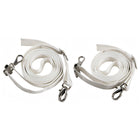 Kit cinghie di tensionamento per tendalini, coppia con moschettoni