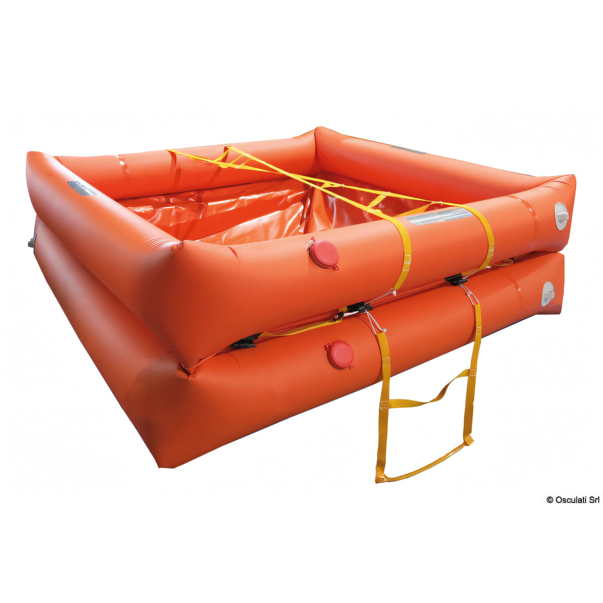 Zattera di salvataggio Osculati Coastlight III valigia e contenitore rigido