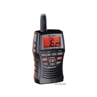Radio VHF portatile Cobra Marine HH150 nera con display LCD arancione, tasti colorati e antenna | Onautica