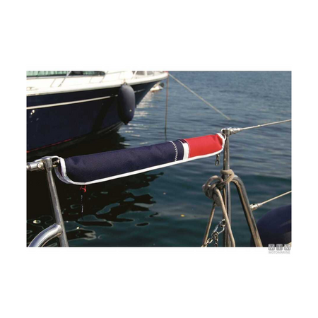 Copridraglie imbottito grigio Navishell con chiusura a zip per barca a vela.