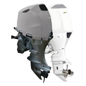 Coprimotore sartoriale ventilato Oceansouth grigio per motori Honda in navigazione, tessuto ATLAS resistente ai raggi UV