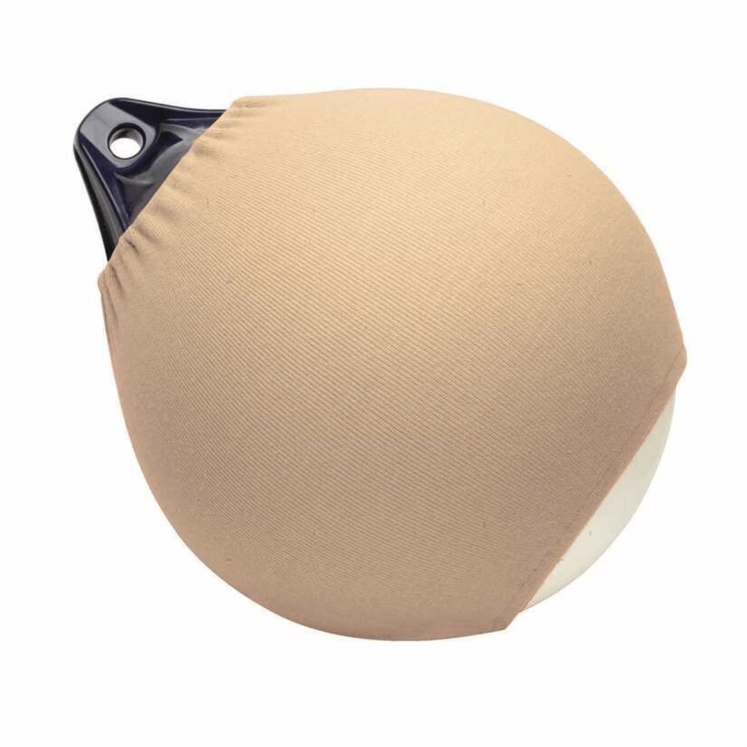 Copriparabordi sferico in tessuto acrilico Navishell colore Sabbia per parabordi a pera serie A.