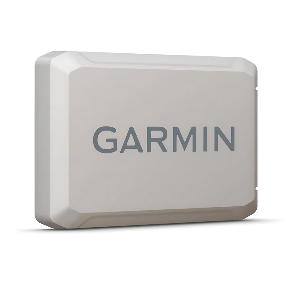 Cover protettiva originale in plastica rigida per display marino Garmin ECHOMAP UHD2 serie CV (non-touchscreen), per proteggere lo schermo da salsedine e graffi.