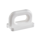 Cursori per randa rinforzati in nylon bianco per carichi elevati 400-530 kg.