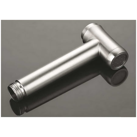 Testa doccetta Push Button professionale in Acciaio Inox 18/8 con bottone di comando apri/chiudi e attacco universale da 1/2 pollice.