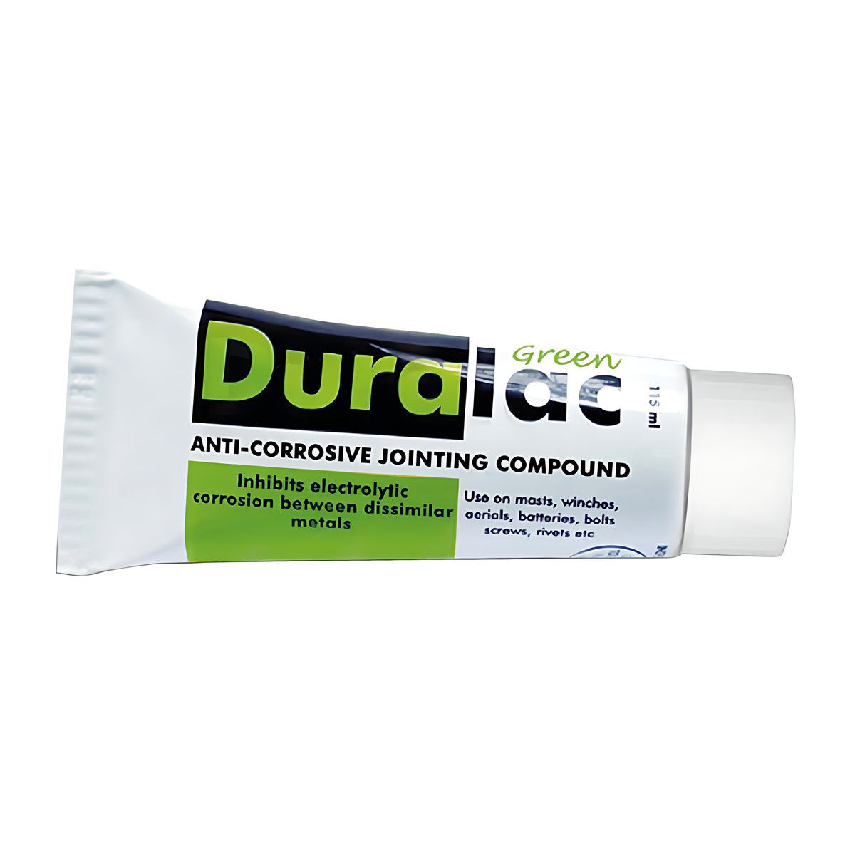 Tubetto bianco Duralac Green composto anticorrosivo galvanico per giunzioni metalli dissimili 115ml | Onautica