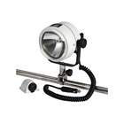 Faro di profondità LED Night Eye per barca orientabile con attacco da pulpito 22-25mm, sfilabile con cavo estensibile.